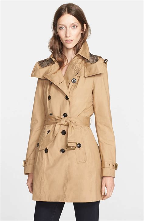 burberry brit trench coat women's.